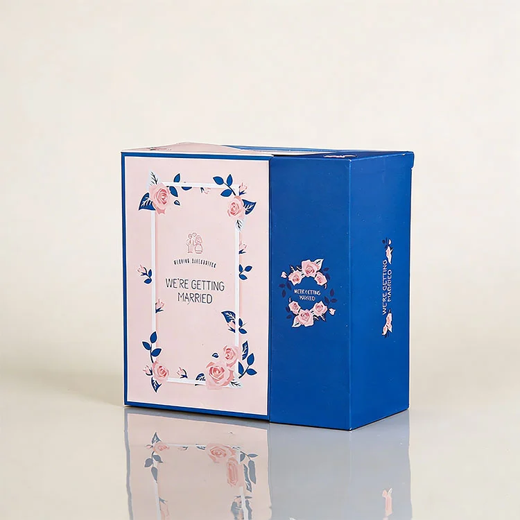 Boîte d'emballage en carton à double ouverture