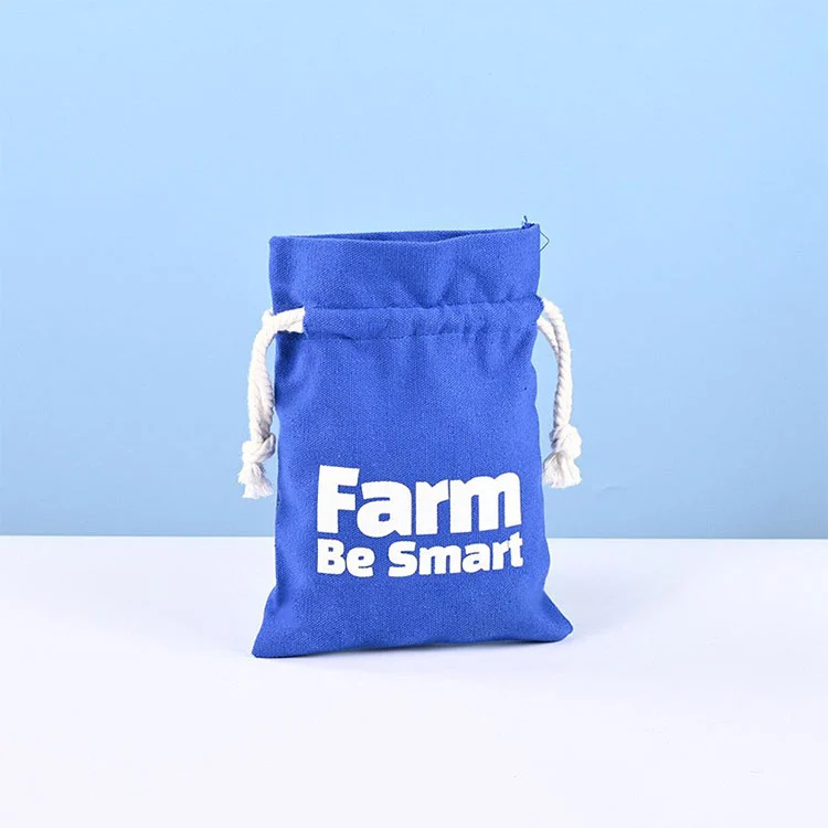 Sac en toile à cordon cadeau